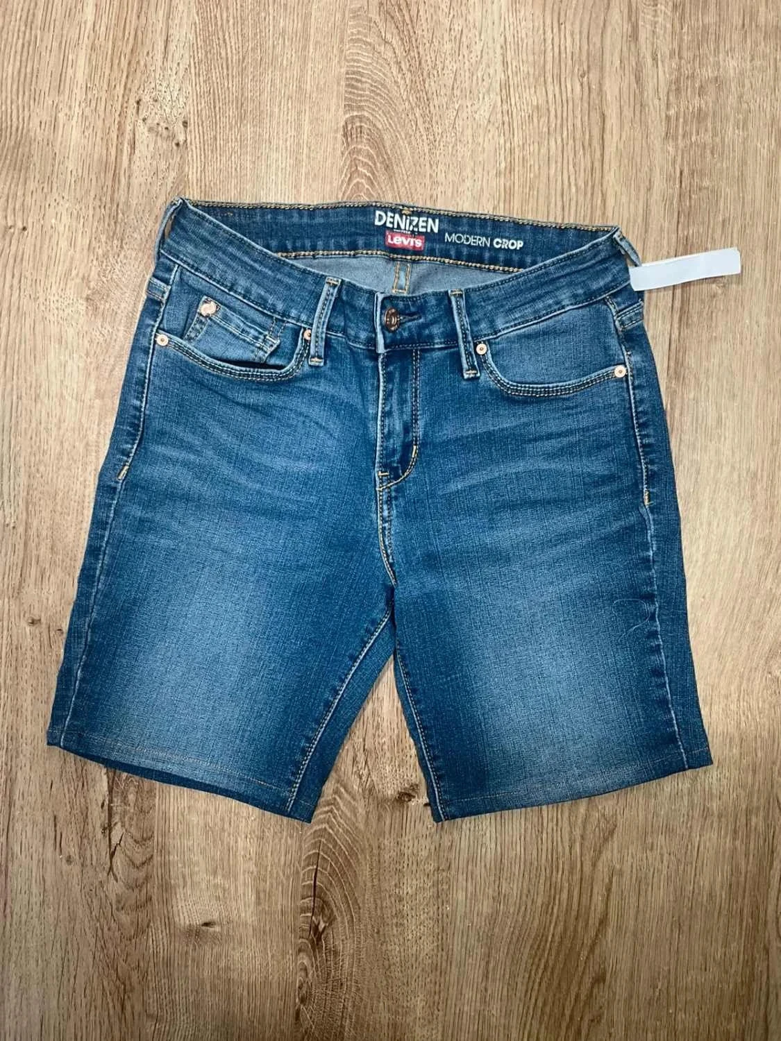 Short Levi's Modern Crop Taille 2 Vintage Bleu Slv 050 – photo 2